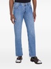 mid-rise straight jeans