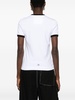 White/Black logo-print cotton T-shirt