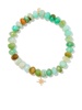 14kt yellow gold Starburst opal and diamond bracelet