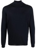 fine-knit high-neck jumper