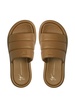 Harmande quilted leather slides