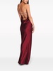 Keaton silk strapless gown