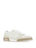 'Fendi Match' Beige and White Low Top Sneakers in Leather Woman