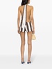 striped halterneck playsuit