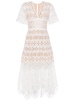 broderie anglaise midi dress