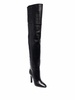 Jane over-the-knee almond-toe boots