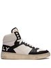 high-top leather sneakers