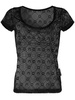 Crescent Moon-motif mesh top