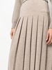 knit pleated skirt