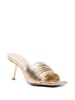 Giana 90mm metallic mules