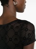 Crescent Moon-motif mesh top