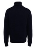 high-neck wool-cashmere blend sweater