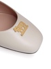 logo-plaque ballerina shoes