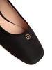 logo-plaque flat ballerina shoes