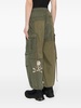 logo-print cotton-blend trousers