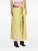 Anika draped midi skirt