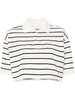 striped cotton polo shirt 