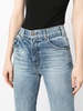 flared-cut leg jeans