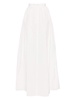 embroidered taffeta maxi skirt