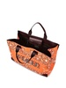 logo-print cotton tote bag