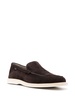 slip-on suede loafers