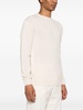 drop-shoulder ribbed jumper