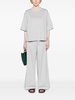 wide-leg tailored trousers