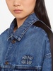 logo-patch denim jacket