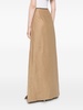 gathered maxi skirt