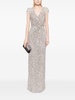 Wonderful sequin-embellished gown