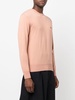 Orb-embroidered crew-neck jumper