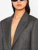 Grisaille cropped single-breasted blazer