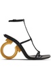 Elina 105mm nappa leather sandals