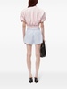 Alexander Wang Striped Shorts With Embroidery