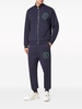 logo-embroidered cotton jogging set