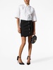 pleat detail cropped shirt