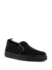 suede slip-on loafers