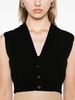 Folk cropped vest