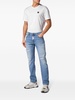 distressed-effect straight-leg jeans