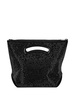 medium crystal-embellished suede tote bag