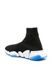 Men's Speed 2.0 Clear Sole Recycled Knit Sneaker in Black