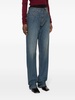 straight-leg cotton jeans