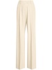 wide-leg tailored trousers