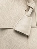 pebbled-texture top-handle tote