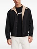 colour-block reversible bomber jacket