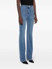 high-rise bootcut jeans