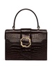 Audrey croc-embossed tote bag