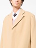 button-down single-breasted coat