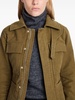 brushed cotton military jacket