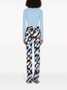 Leocorno-print trousers